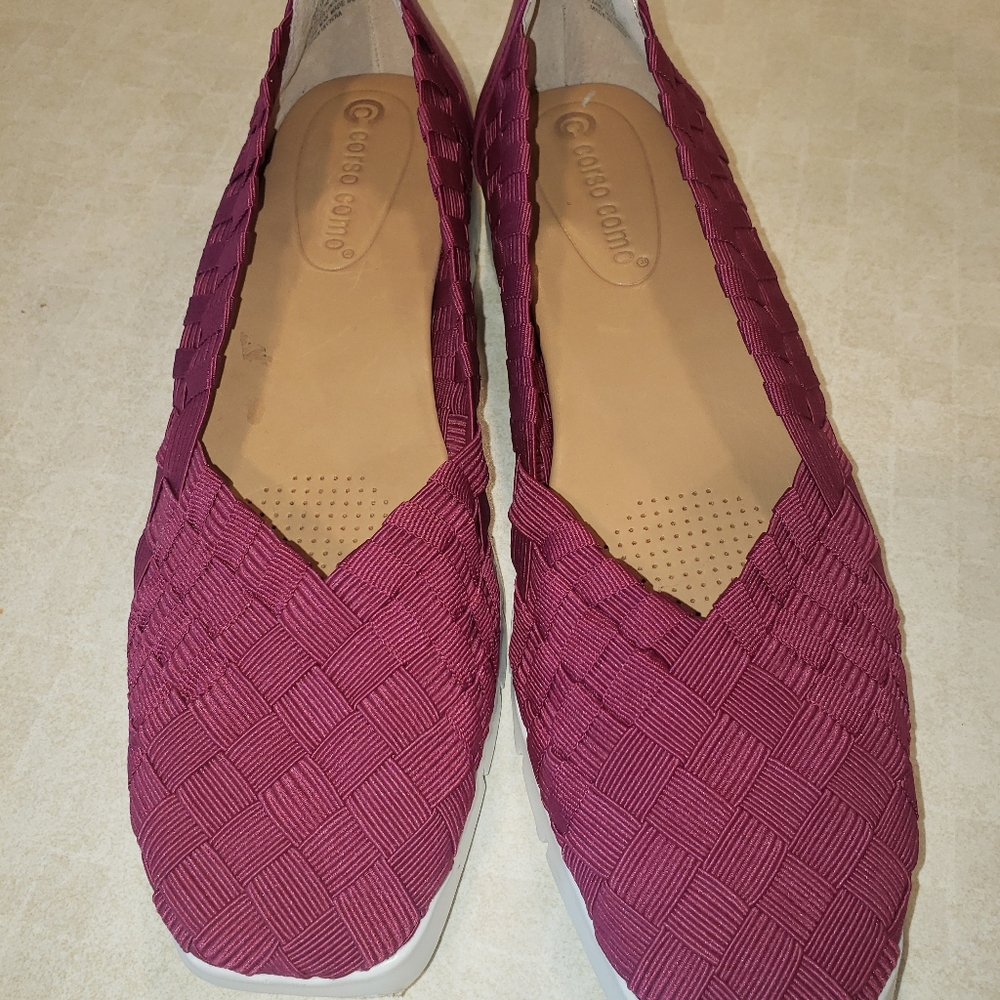 Corso Como Women's Wine Colored Espadilla Size 8.5